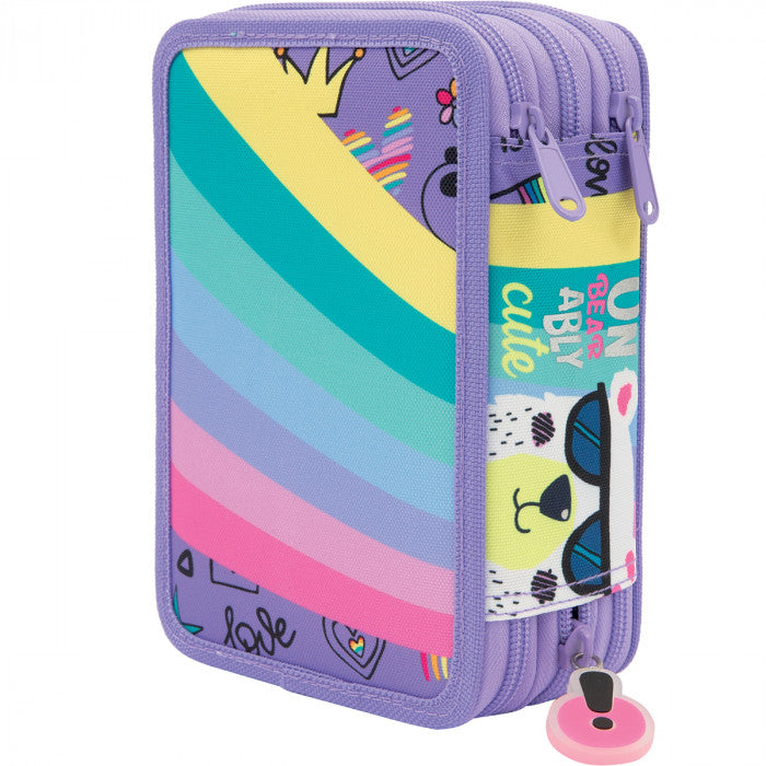 ASTUCCIO 3 ZIP CON CORREDO LOVE GOPOP