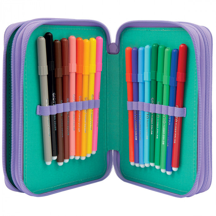 ASTUCCIO 3 ZIP CON CORREDO LOVE GOPOP