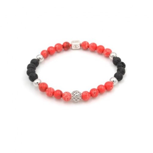 Bracciale Nitocris Le pietre del faraone - Rosso