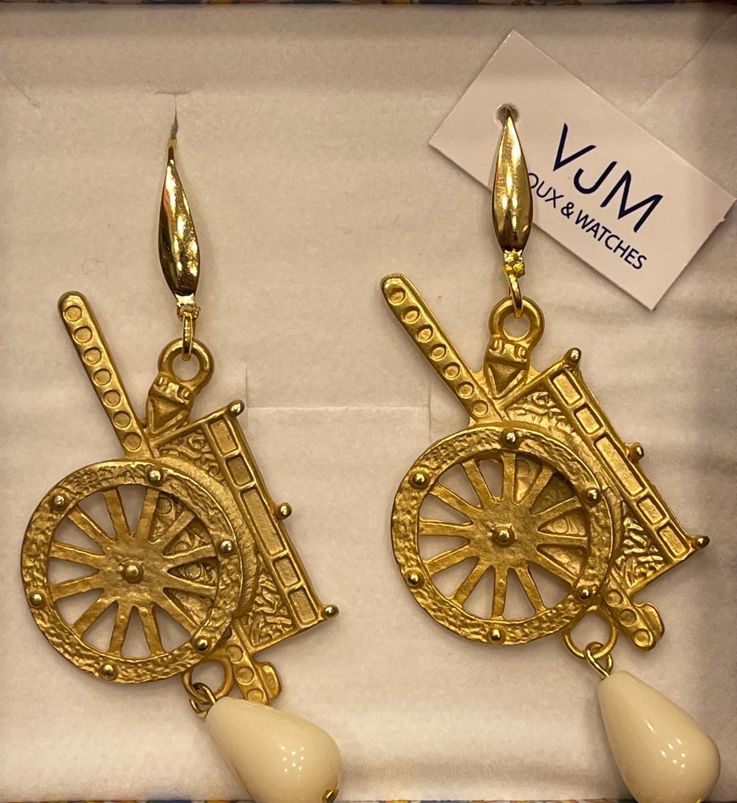 ORECCHINI COLLEZIONE SICILIA BASE ORO E PIETRE