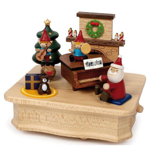 WOODERFUL LIFE - Carillon In Legno Artigianale Santa Pianista - MC71187