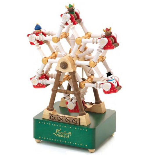 WOODERFUL LIFE - Carillon Natalizio In Legno Artigianale Maxi Ruota Panoramica