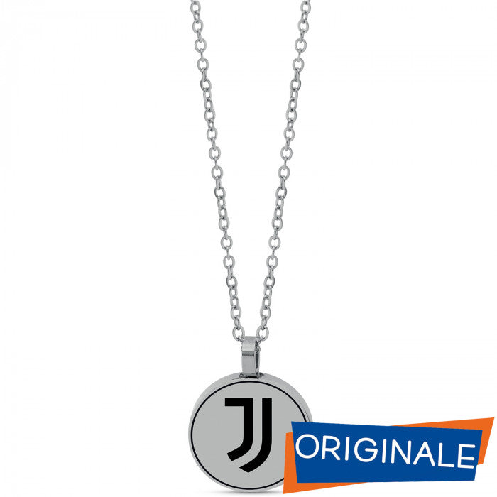 COLLANA IN ACCIAIO CON PENDENTE LOGO JUVENTUS