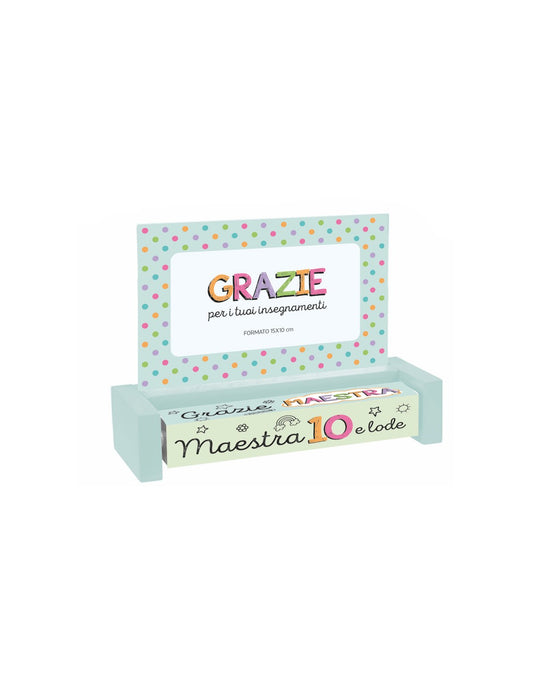 Cornice Portafoto Base Girevole Dedica Maestra