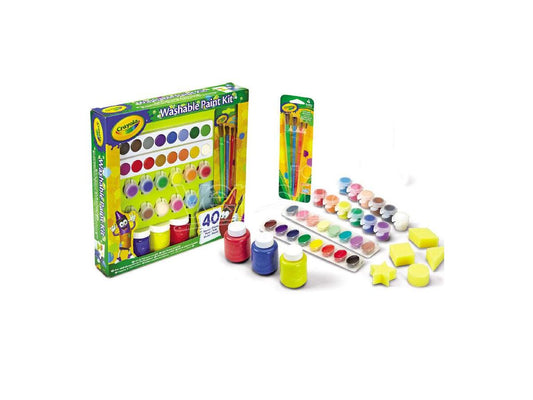 Crayola Washable Paint Set 40 Pezzi Crayola