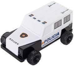 LAMPADA DECORATIVA Luce notturna a forma di macchina della polizia