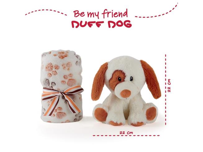 COPERTINA + PELUCHE DOG PERLETTI TOYS