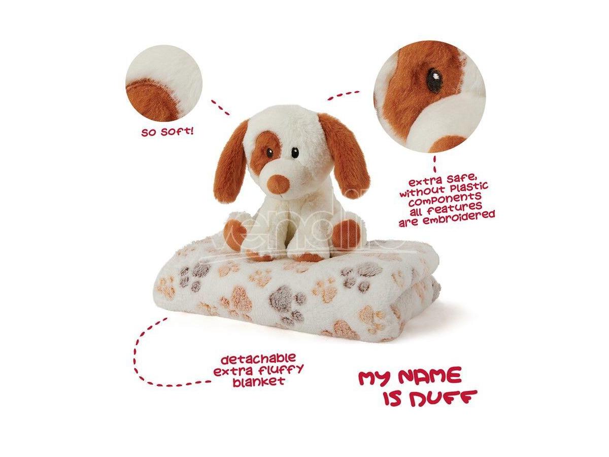 COPERTINA + PELUCHE DOG PERLETTI TOYS