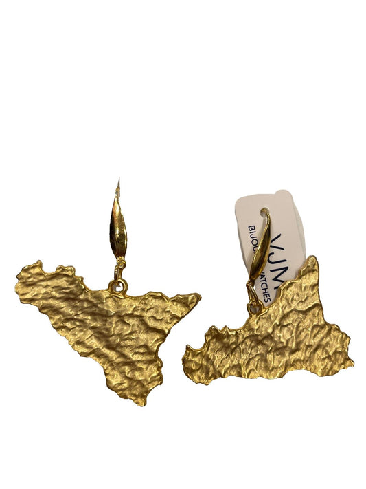 ORECCHINI COLLEZIONE SICILIA BASE ORO E PIETRE