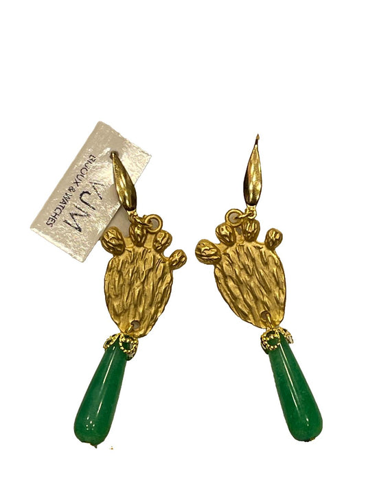 ORECCHINI COLLEZIONE SICILIA BASE ORO E PIETRE