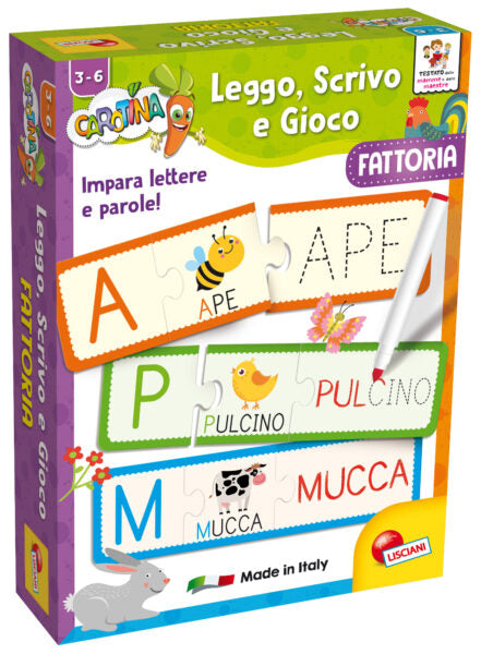 CAROTINA – LEGGO, SCRIVO E GIOCO – LISCIANI – 79940