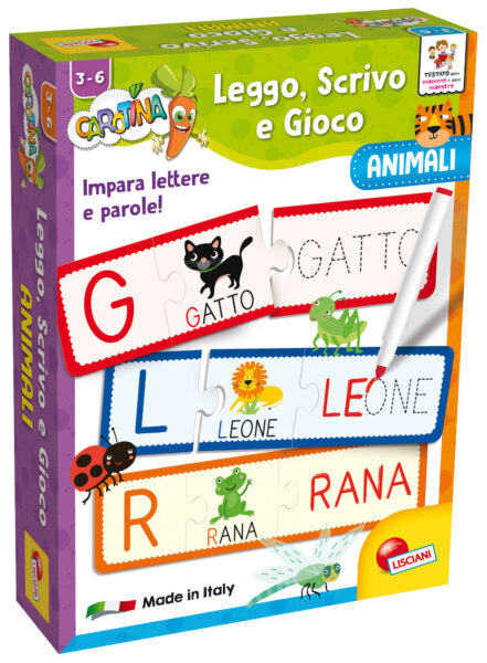 CAROTINA – LEGGO, SCRIVO E GIOCO – LISCIANI – 79940