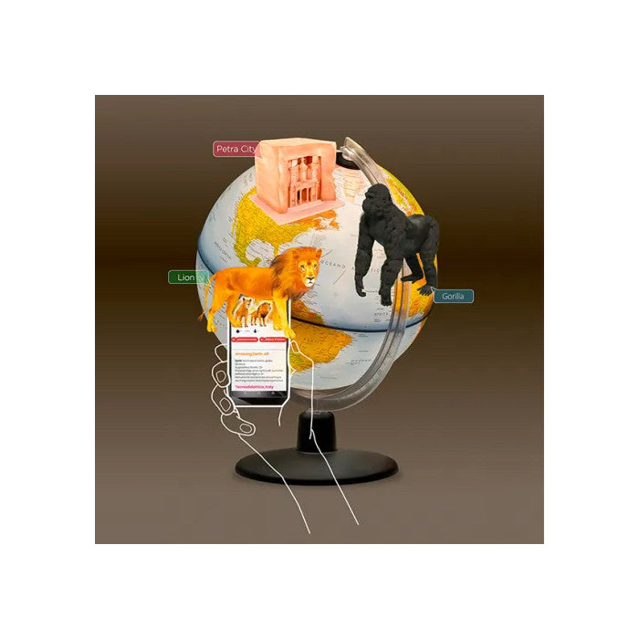 GLOBO GAIA AMAZING HEART Ø 25 CON REALTÀ AUMENTATA TECNODIDATTICA