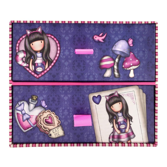 CASSETTI PORTAOGGETTI CHESHIRE CAT SANTORO GORJUSS