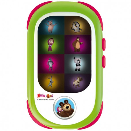 Lisciani Giochi- Masha Baby Smartphone LED, Colore, 95100