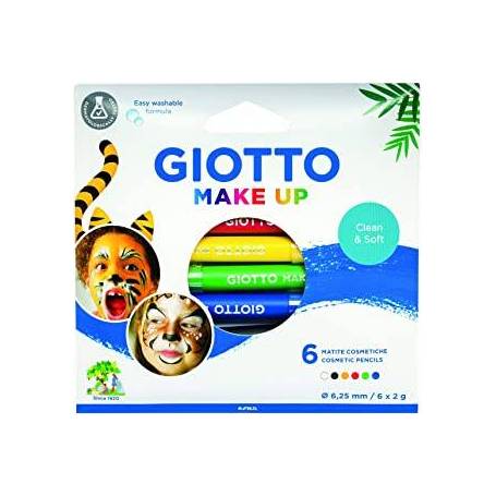 MATITE COSMETICHE GIOTTO MAKE UP COLORI CLASSICI PZ.6