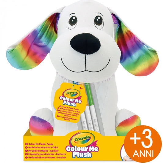 PELUCHE COLOR ME PLUSH CAGNOLINO CRAYOLA