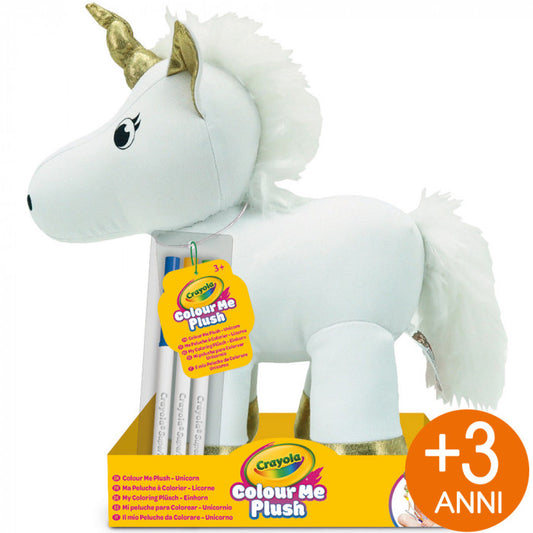 PELUCHE COLOR ME PLUSH UNICORNO CRAYOLA