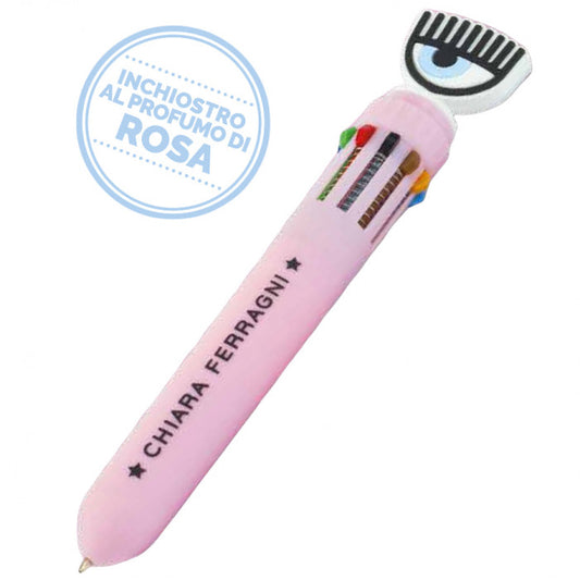 PENNA SFERA 10 COLORI CHIARA FERRAGNI PIGNA