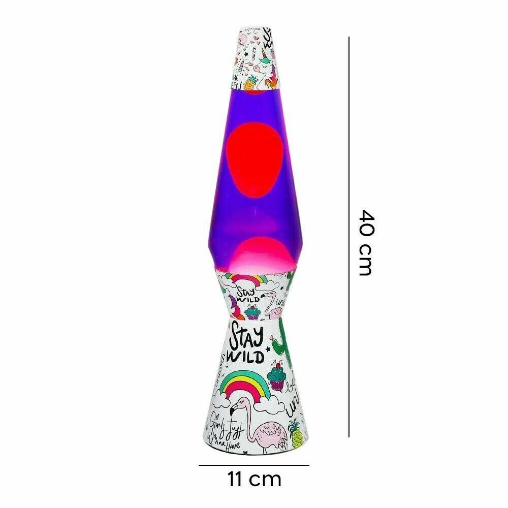 lampada Lava magma Lamp I-Total - UNICORNO