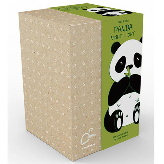 Lampada led multicolore con timer automatico a forma di panda