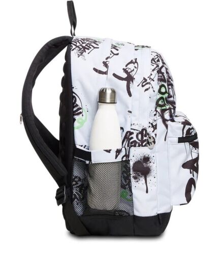 ZAINO doppio scomparto THE DOUBLE PRO XXL seven BOY scuola BIANCO fantasia
