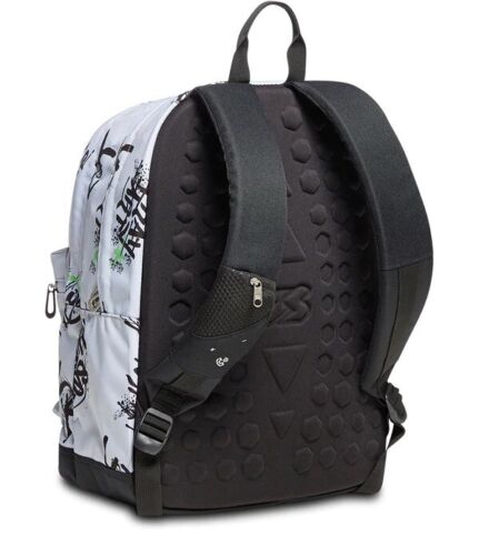 ZAINO doppio scomparto THE DOUBLE PRO XXL seven BOY scuola BIANCO fantasia