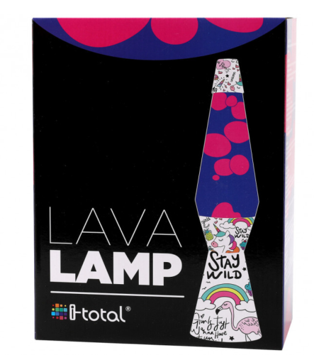 lampada Lava magma Lamp I-Total - UNICORNO