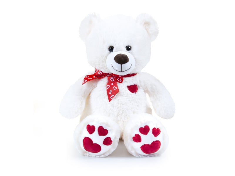 ORSO PELUCHE 60CM CON FIOCCO E RICAMO