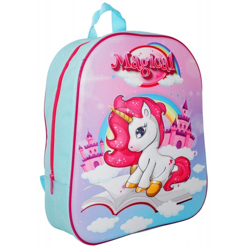Zaino 3D 32cm Unicorno