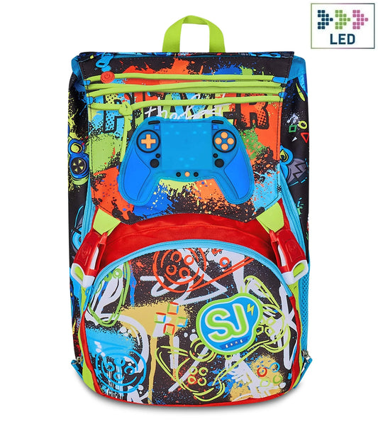 ZAINO ESTENSIBILE BIG - GAME LED BOY