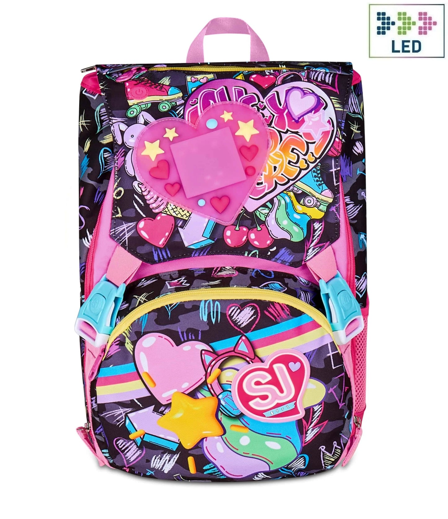 ZAINO ESTENSIBILE BIG - GAME LED GIRL