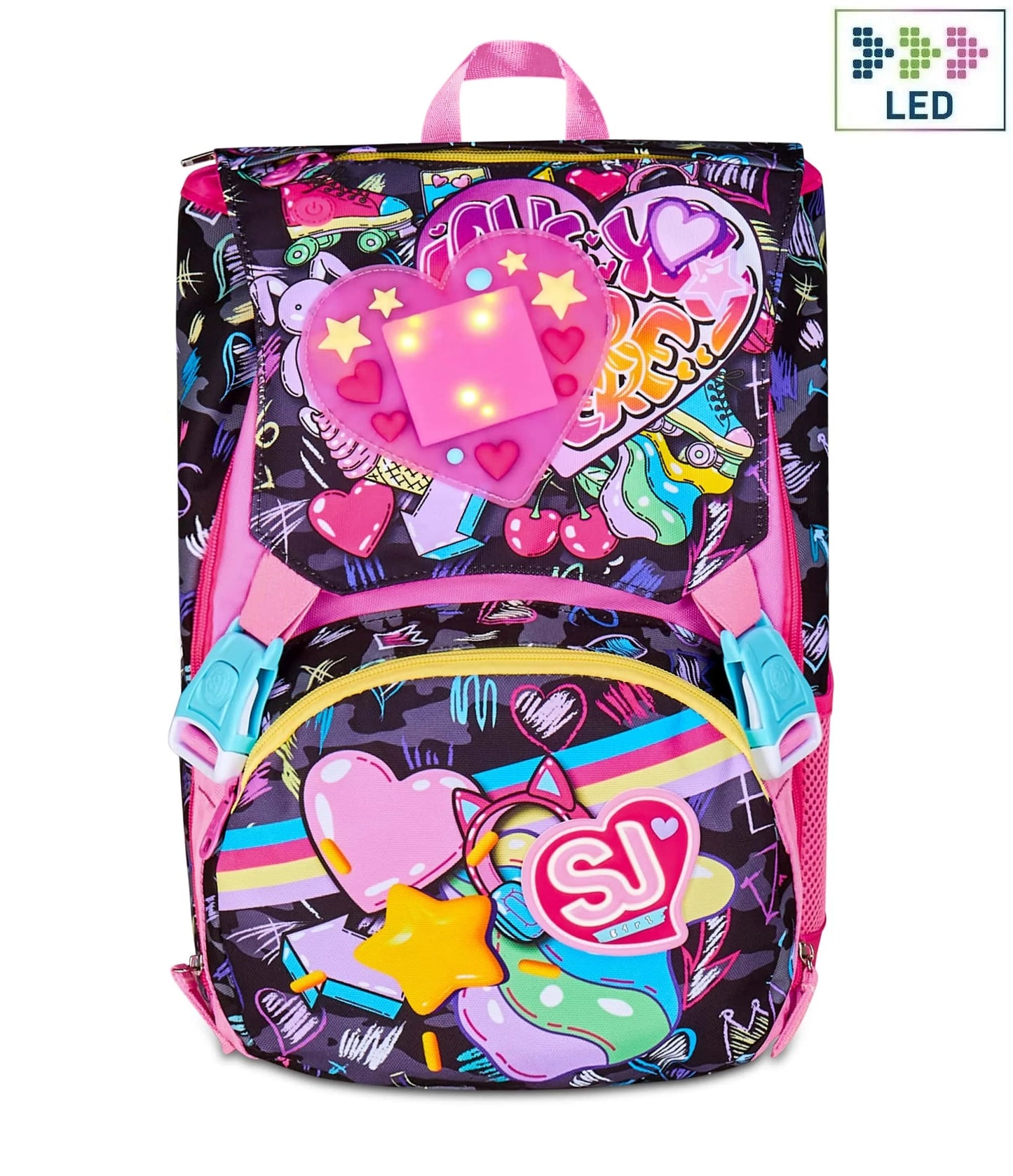 ZAINO ESTENSIBILE BIG - GAME LED GIRL