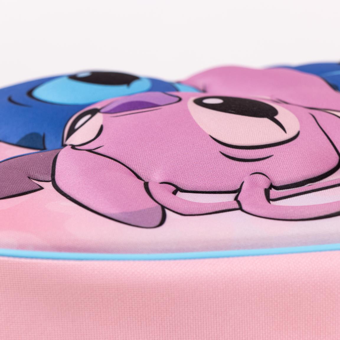 Disney Stitch 3d Angel Zaino 31cm ROSA