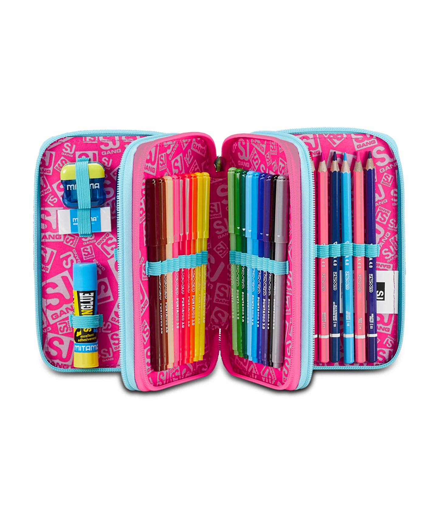 ASTUCCIO 3 ZIP - PINKFUR