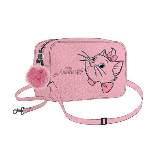 ARISTOGATTI Tracollina Tempo Libero con Pom-Pon Decorativo Originale By Maricart Nuova Collezione