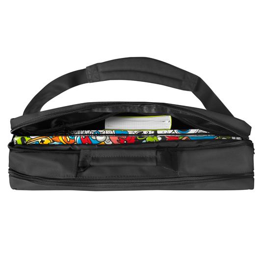 Tracolla Porta Pc Monocolore Nero Comix