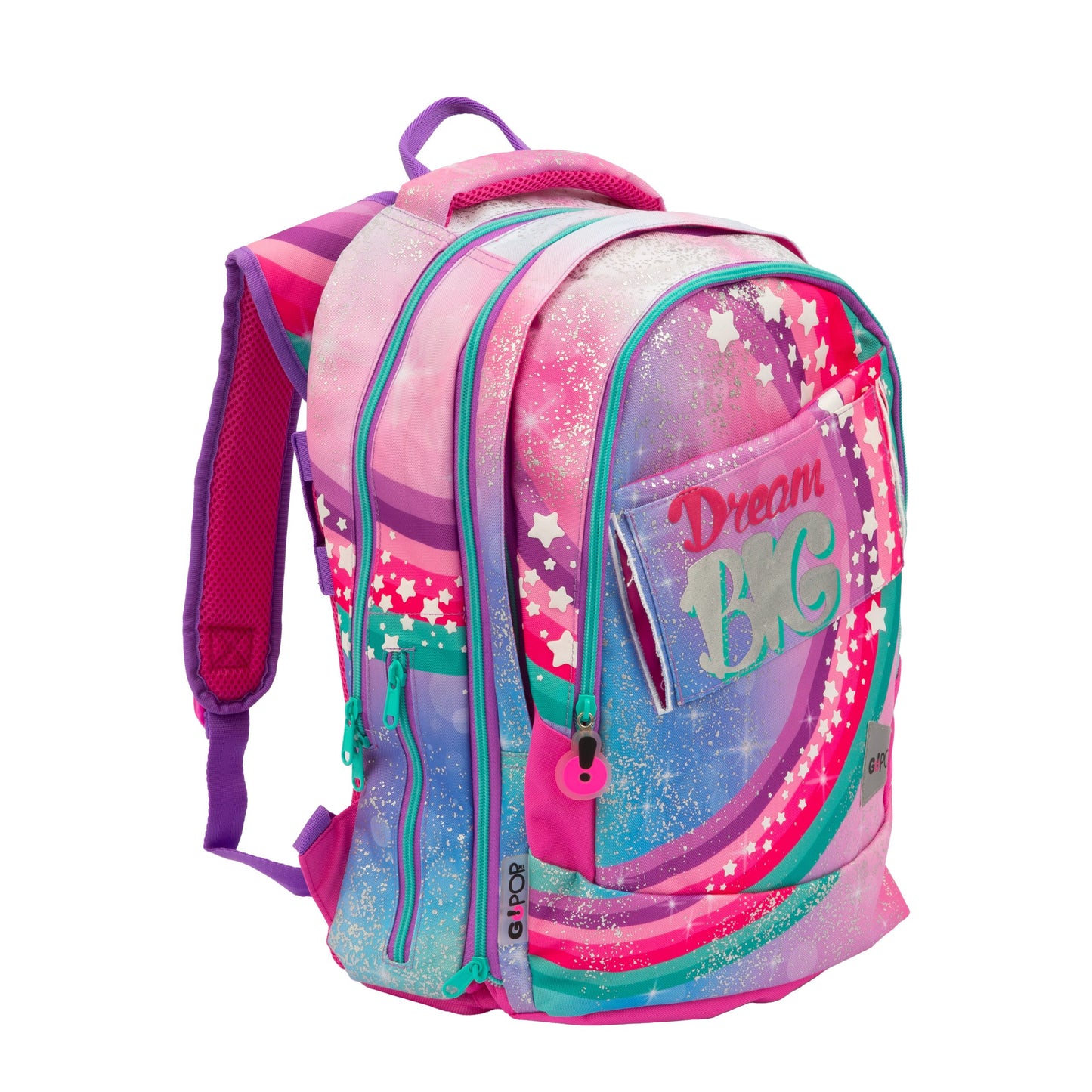 GOPOP23 Zaino Estensibile Round Unicorn by Giochi Preziosi Scuola 2023/24