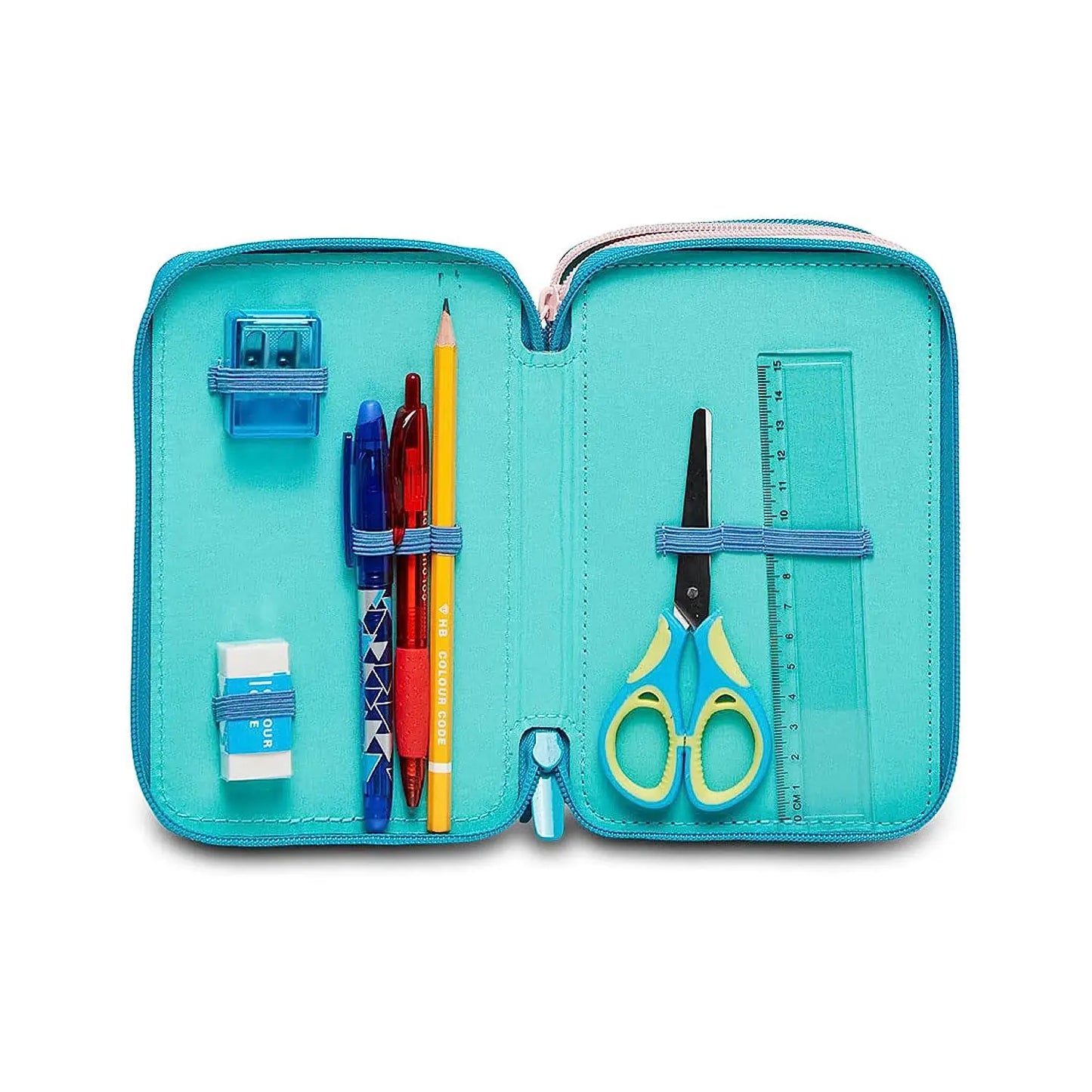 Astuccio Scuola Completo 3 Zip La Sirenetta Watch Me Shine