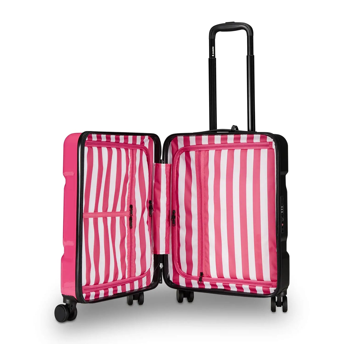 Trolley Invicta Travel Maket WT Rosa e Nero - Bagaglio Rigido