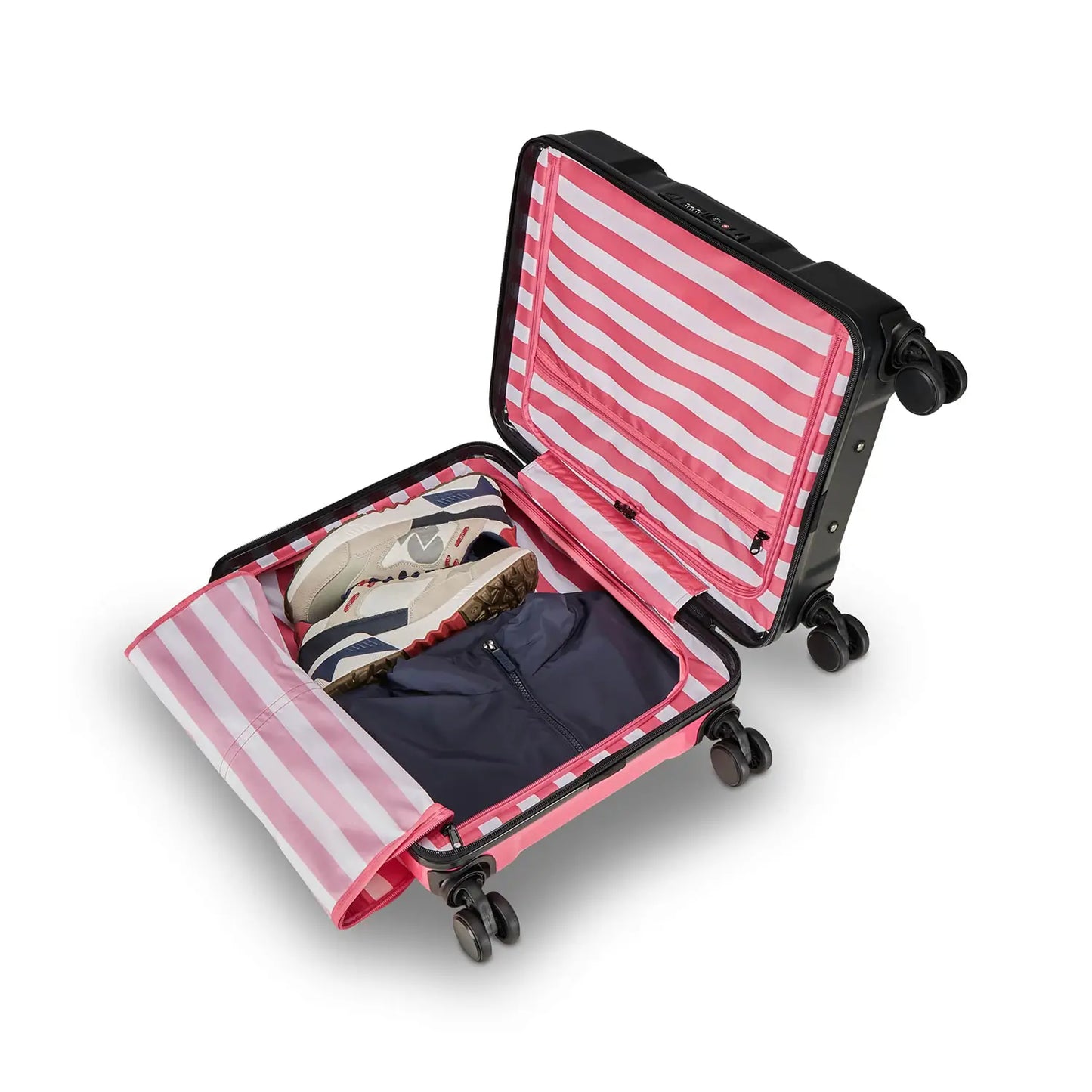 Trolley Invicta Travel Maket WT Rosa e Nero - Bagaglio Rigido