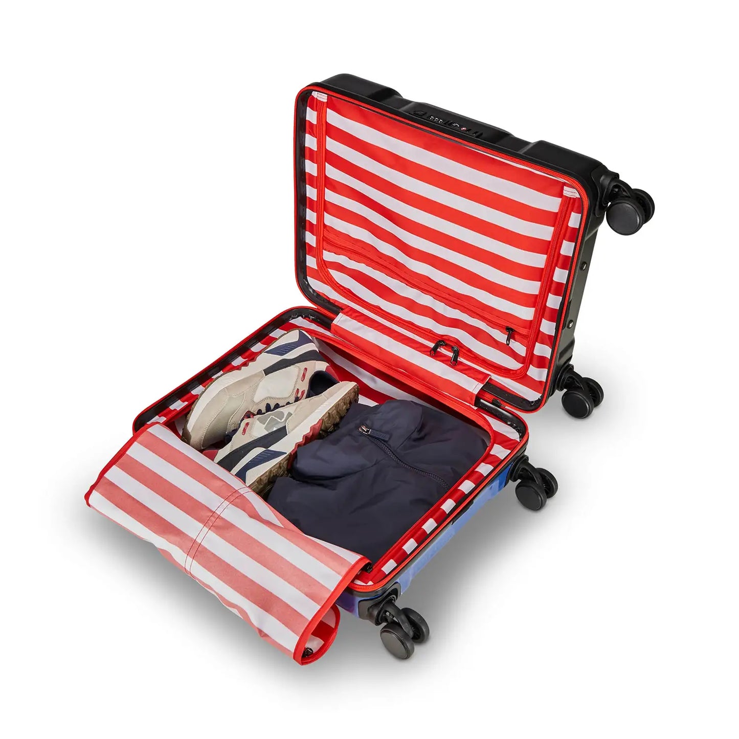 Trolley Invicta Travel Maket WT Blu e Nero - Bagaglio Rigido
