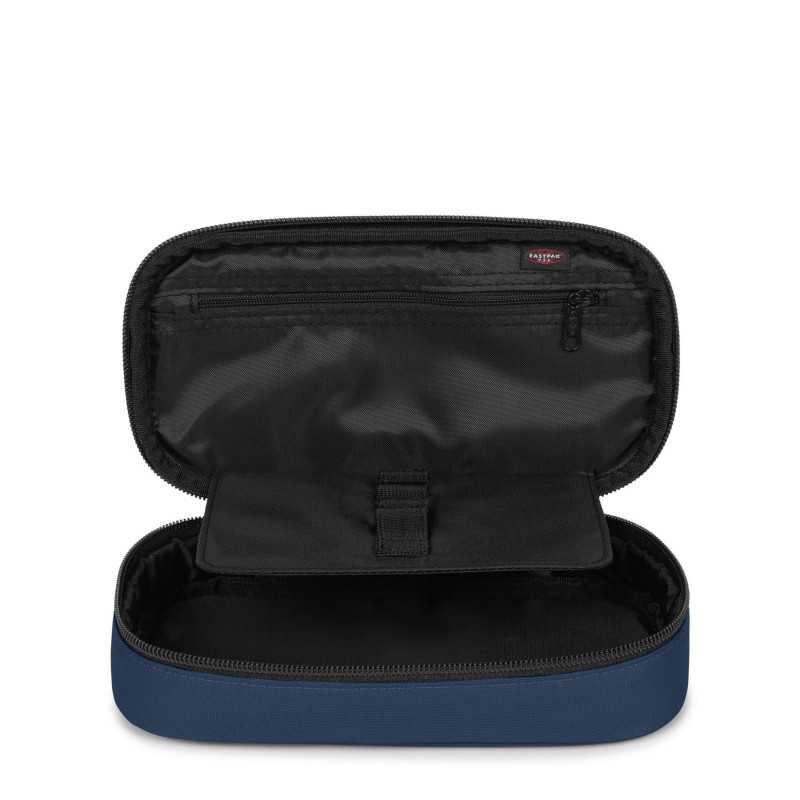 ASTUCCIO eastpak OVAL MESH portapenne con zip NAUTIC NAVY blu