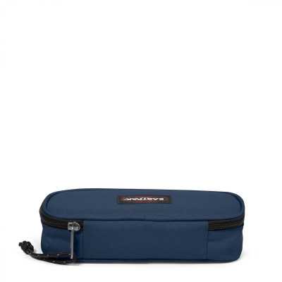 ASTUCCIO eastpak OVAL SINGLE portapenne con zip NAUTIC NAVY blu