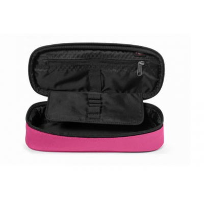 ASTUCCIO eastpak OVAL SINGLE portapenne PINK ESCAPE con zip ROSA tinta unita