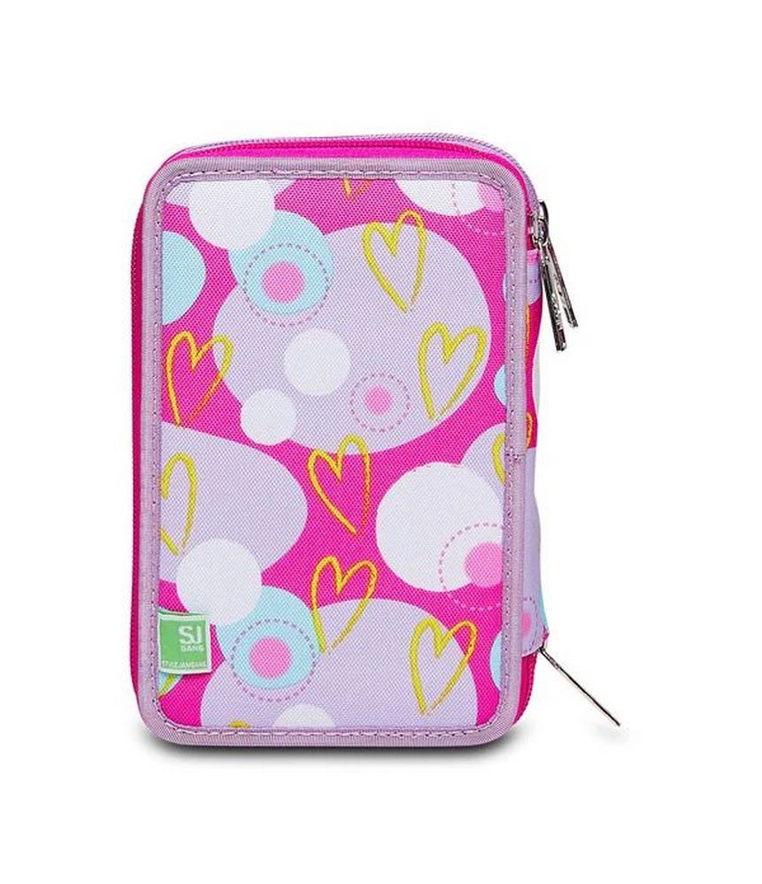 Astuccio scuola 3 zip SJ Heart Lolly
