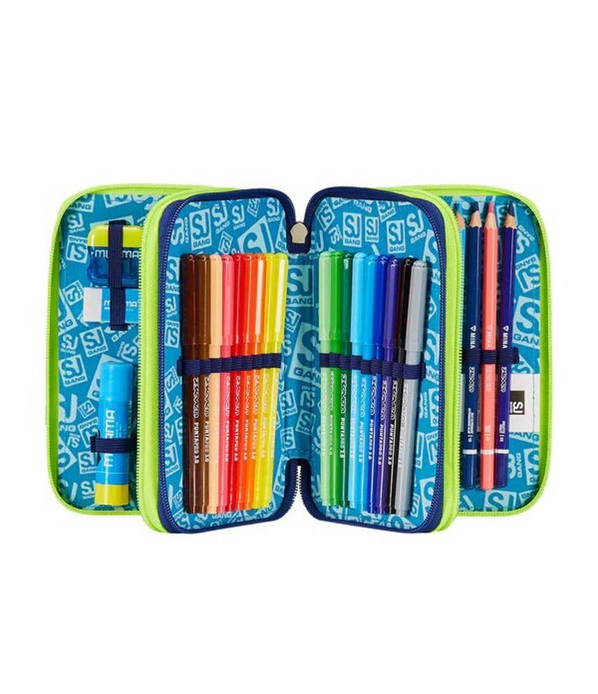 Astuccio scuola 3 zip SJ Sharkstory