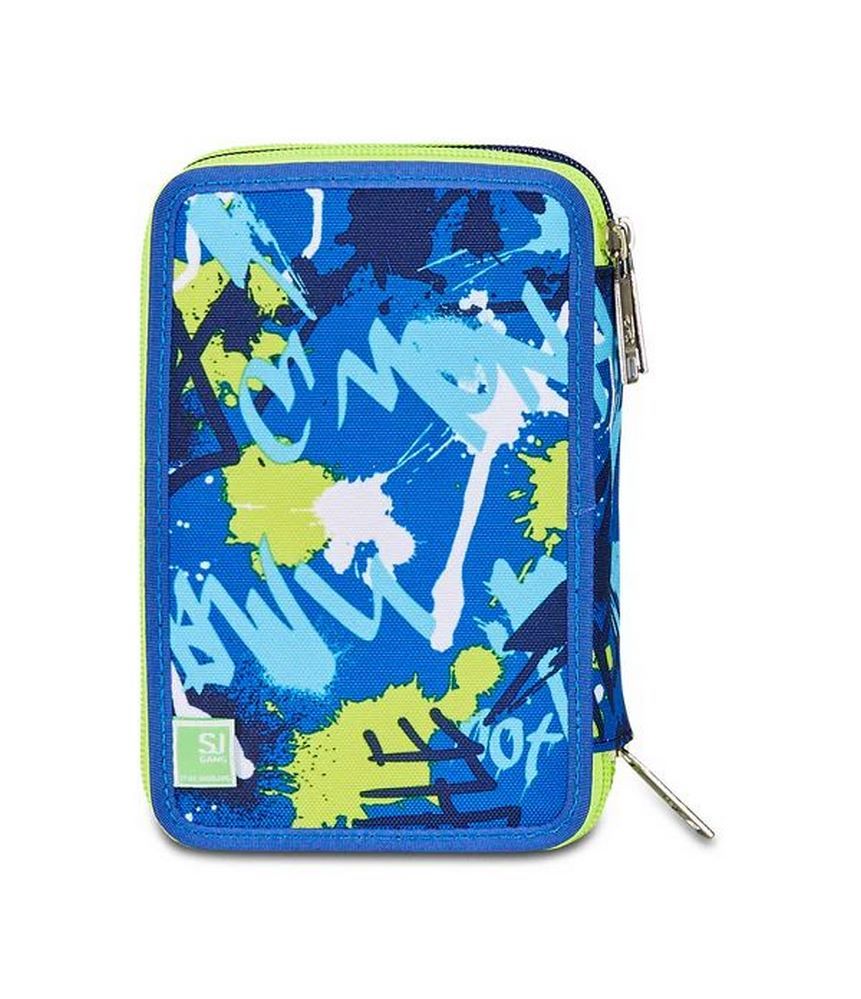 Astuccio scuola 3 zip SJ Sharkstory