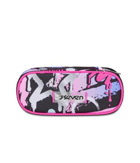 Pen Case Seven Round Plus Mark on Girl