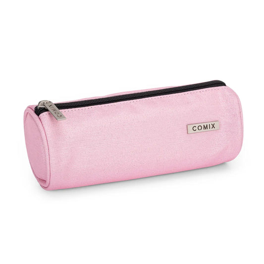 Comix Astuccio Tombolino Lurex Rosa Glamour Scuola Ufficio